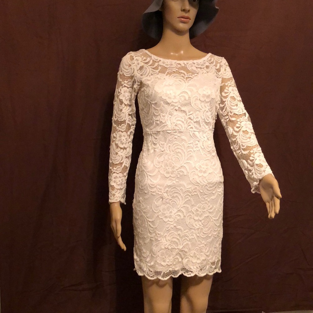 White Lace Dress